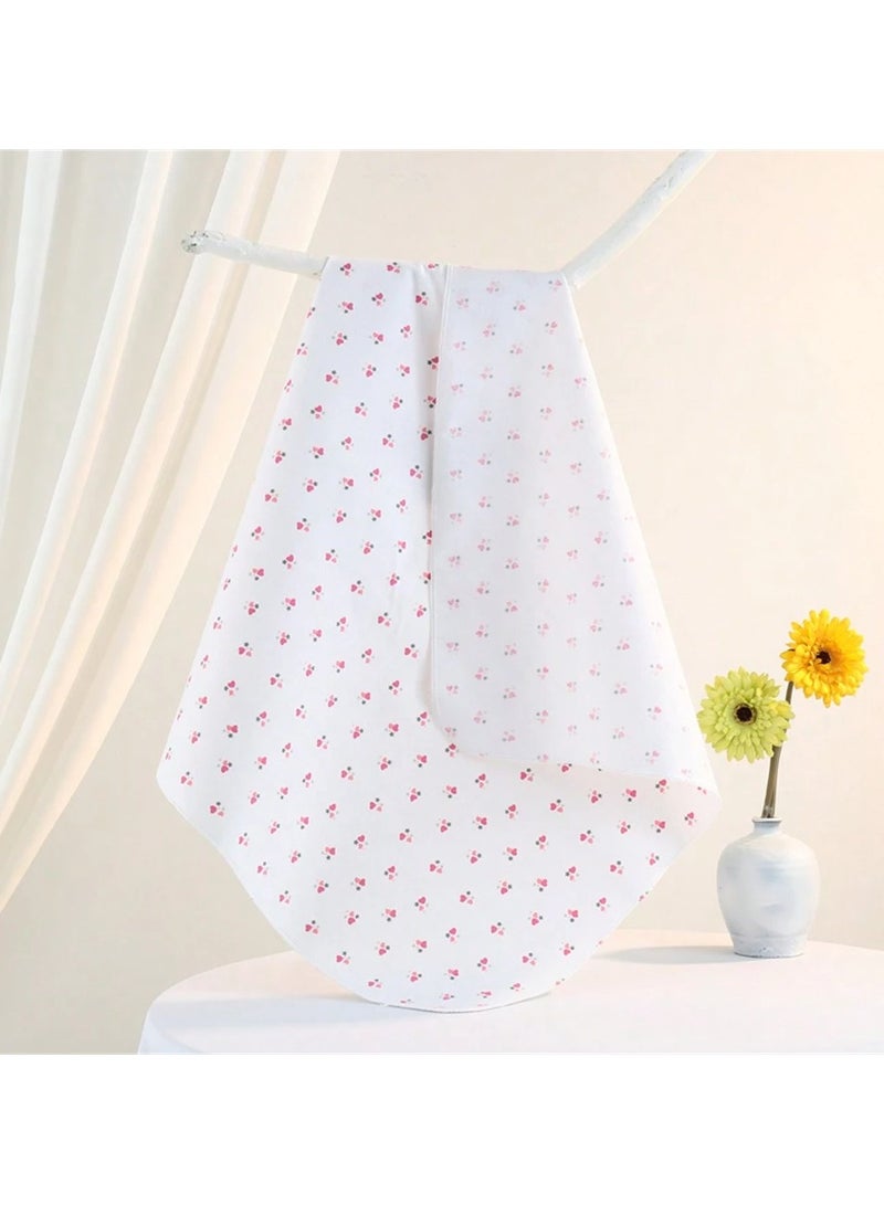 Kisunya Swaddle Blanket - 4pcs Neutral Baby Swaddle Blanket Set – Soft Cotton Newborn Swaddles with Simple Minimalist Designs, Unisex Baby Wraps for Boys and Girls, Perfect for Valentine's Day, Love-Themed Prints, Ideal for Sleeping, Cuddling, and Gifting - Image 5
