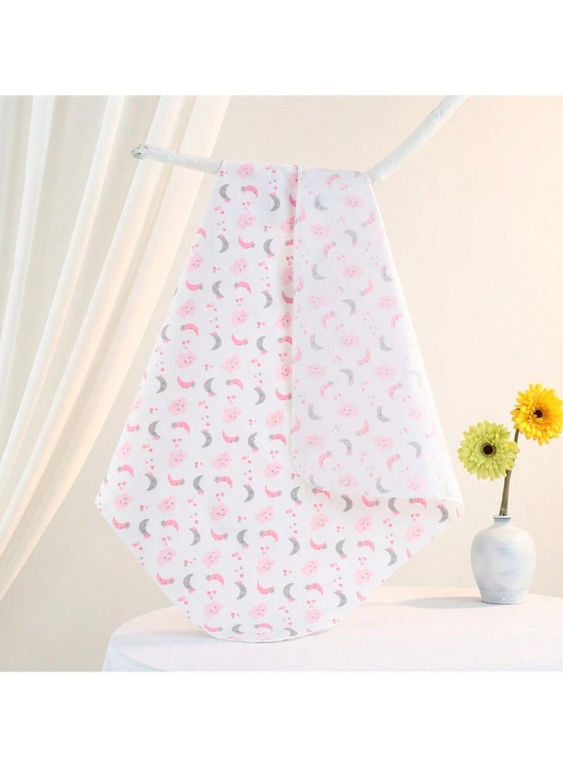 Kisunya Swaddle Blanket - 4pcs Neutral Baby Swaddle Blanket Set – Soft Cotton Newborn Swaddles with Simple Minimalist Designs, Unisex Baby Wraps for Boys and Girls, Perfect for Valentine's Day, Love-Themed Prints, Ideal for Sleeping, Cuddling, and Gifting - Image 2