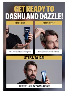 Dashu DASHU Daily Volume Up Curl Cream | Hair Curling Cream for Men & Women w/Vegetable Oil & Protein Ingredients | Hydrating Curl Cream for Wavy Hair | Curly Hair Care Products (Pack of 2, 5.46 Fl. Oz.)  - Image 3