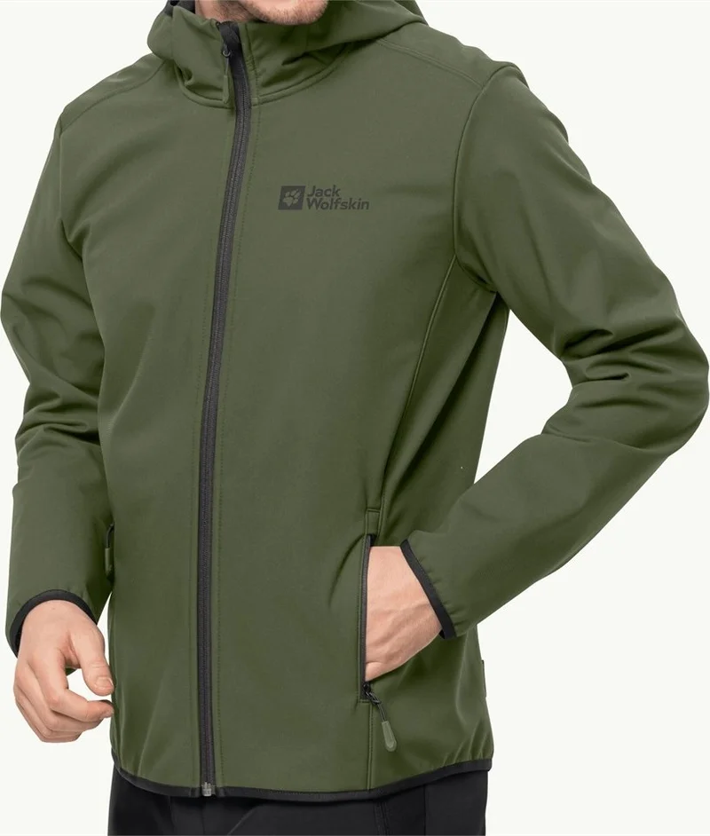 جاك ولفسكن Bornberg Hoody M Softshell