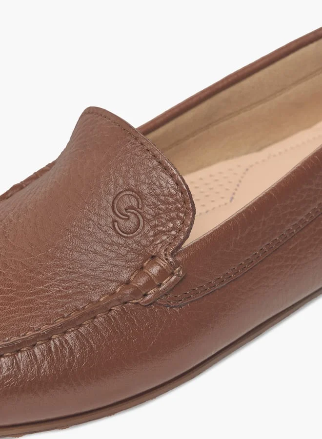 Celeste Womens Solid Slip-On Loafers