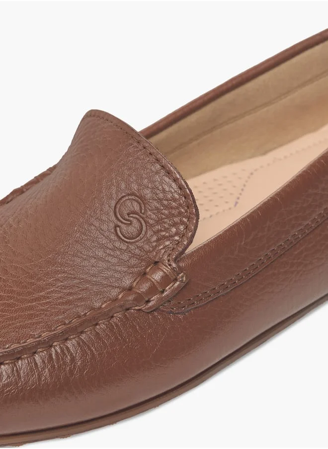 سيليست Womens Solid Slip-On Loafers