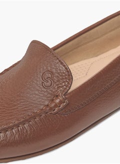 Celeste Womens Solid Slip-On Loafers  - Image 4