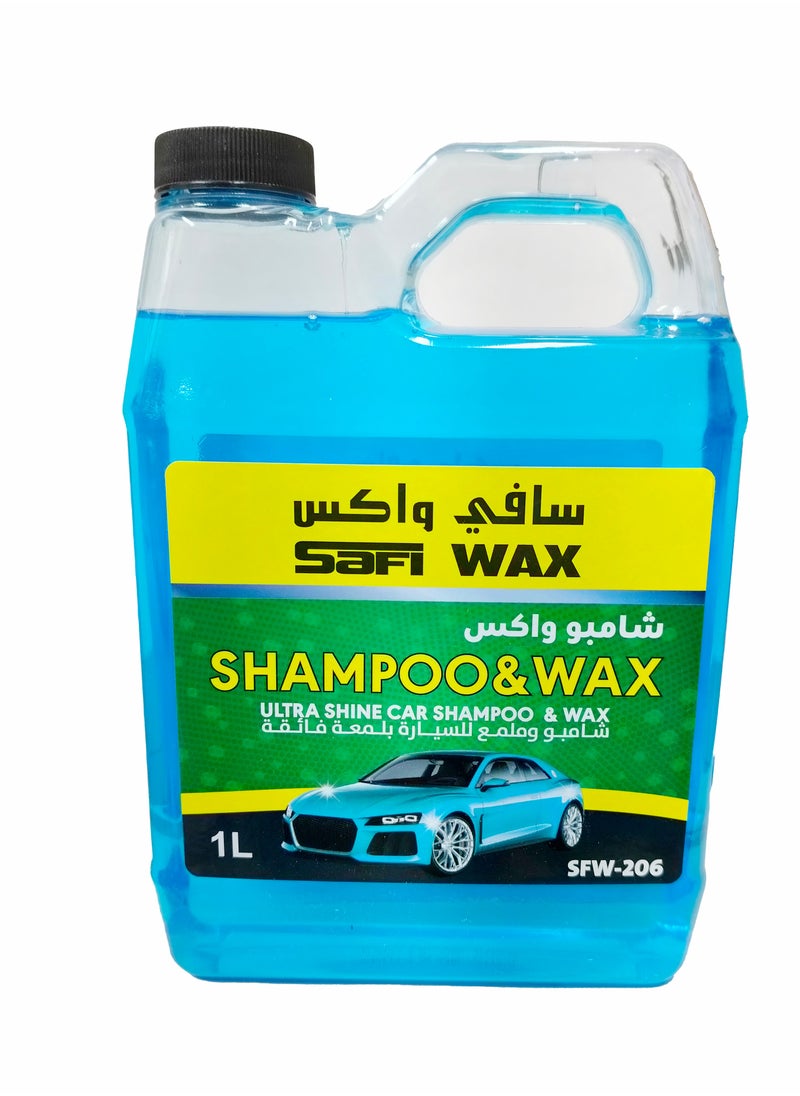 Safi WAX 1-L Car wash shampoo with long lasting shine  - Image 1