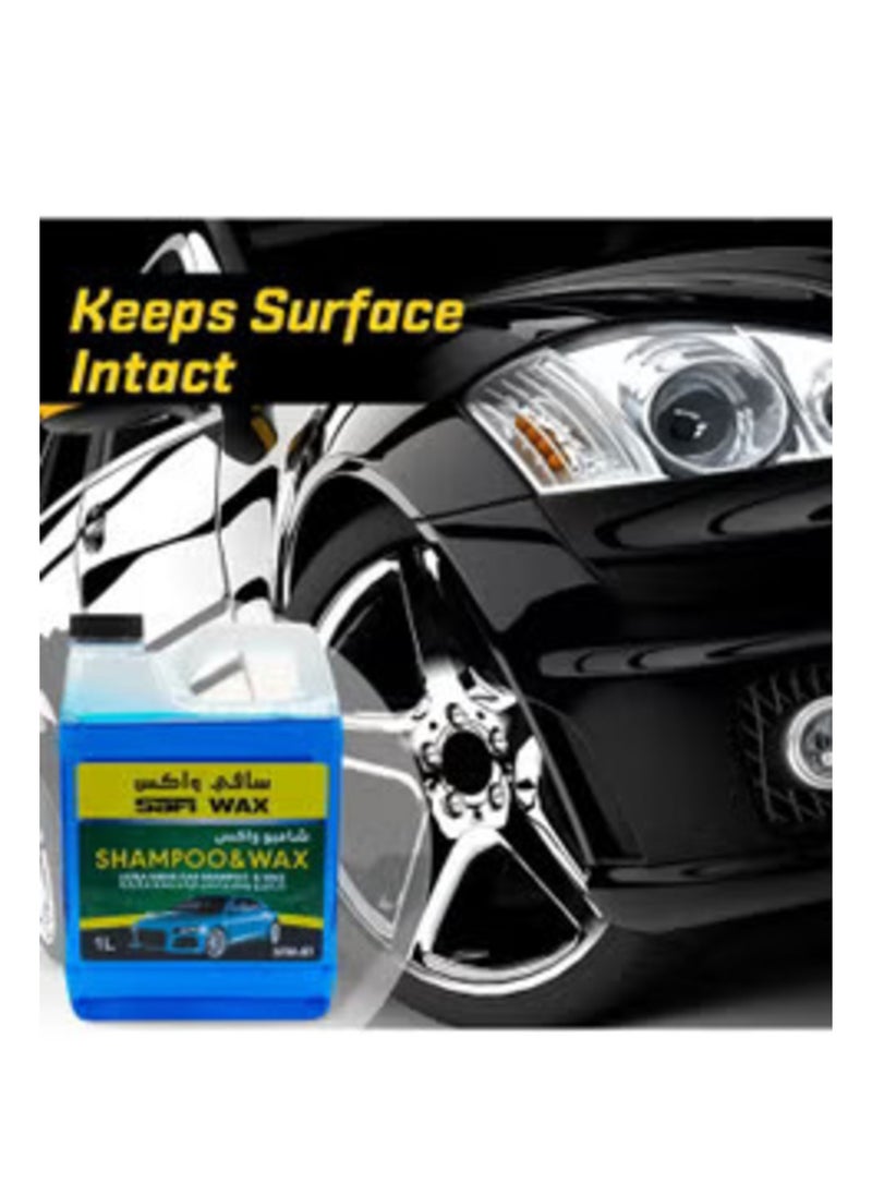 Safi WAX 1-L Car wash shampoo with long lasting shine  - Image 5