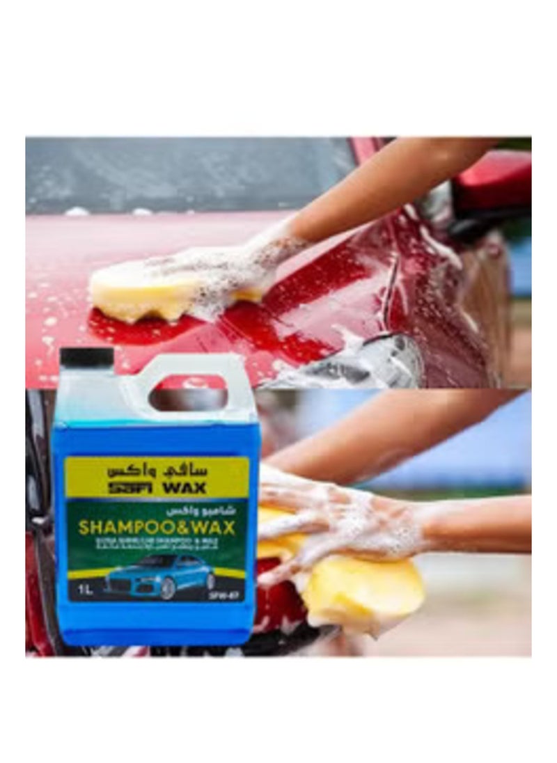 Safi WAX 1-L Car wash shampoo with long lasting shine  - Image 4