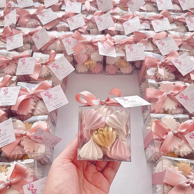 RomanticBaking 50 Pack Bulk 2x2x2 Inch Clear Gift Boxes Macaron Boxes Gift Boxes Small Chocolate Bomb Box Birthday Wedding Party Favor Boxes - Image 3