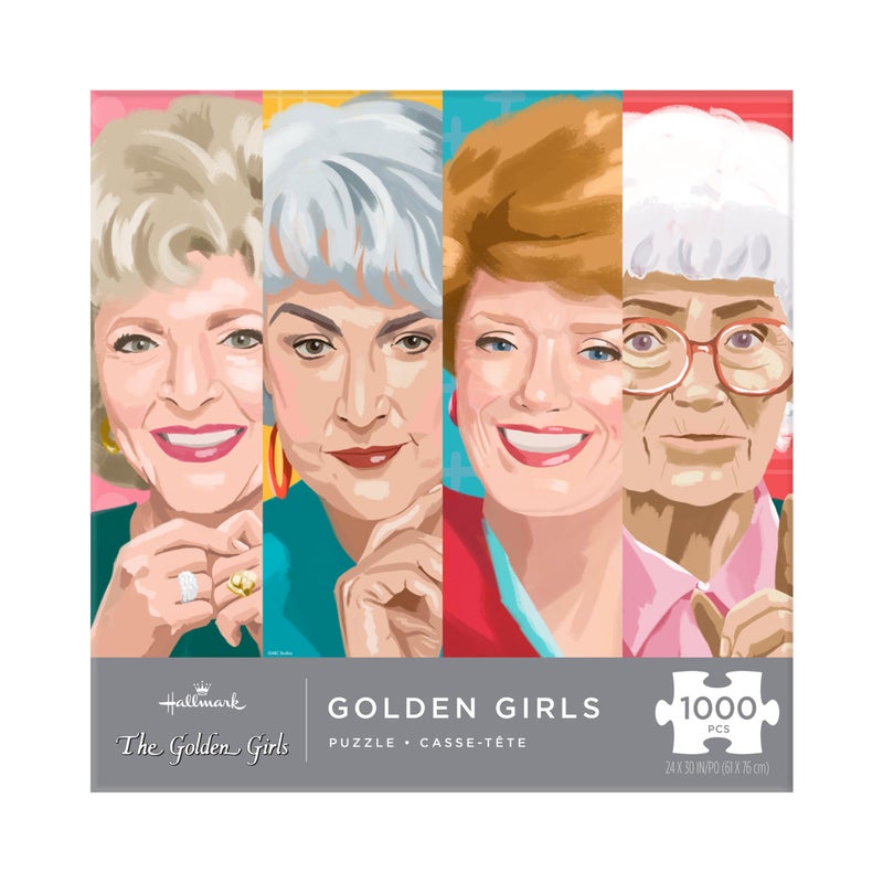 Hallmark The Golden Girls 1000-Piece Jigsaw Puzzle (Rose  Dorothy  Blanche  Sophia)  Gift for Friend  Mom  Sister - Image 3