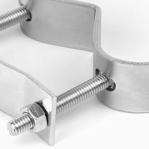Skywalker 3” Heavy-Duty Double Wall Mount Pair for TV Antenna Mast with (2) Brackets & Lag Bolts - Image 3
