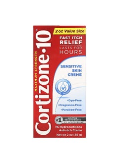 Cortizone 10 Cortizone 10, Maximum Strength, Sensitive Skin Creme, 2 oz (56 g)  - Image 1