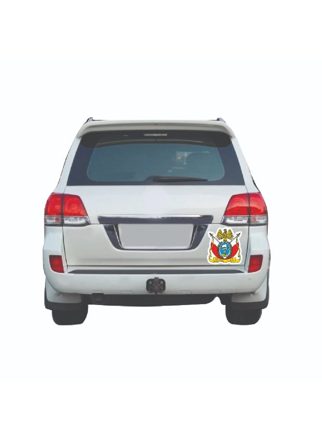 Kipfy "Dubai Logo Car Decal Sticker – C of A Design, Waterproof Vinyl, 13 x 14 cm" - Image 2