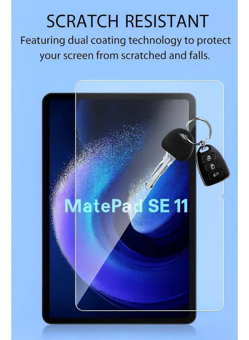 Screen Protector for Huawei Mate Pad SE 11 – Tempered Glass, Anti-Break, Shock Resistant, High Transparency, Smooth Touch, Easy Installation - Image 3