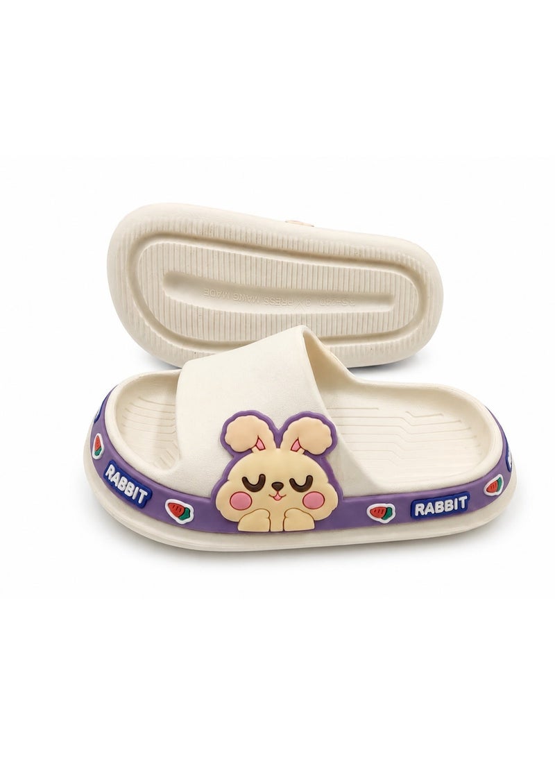 Express footwear Rabbit Slipper for children- offwhite - Image 3