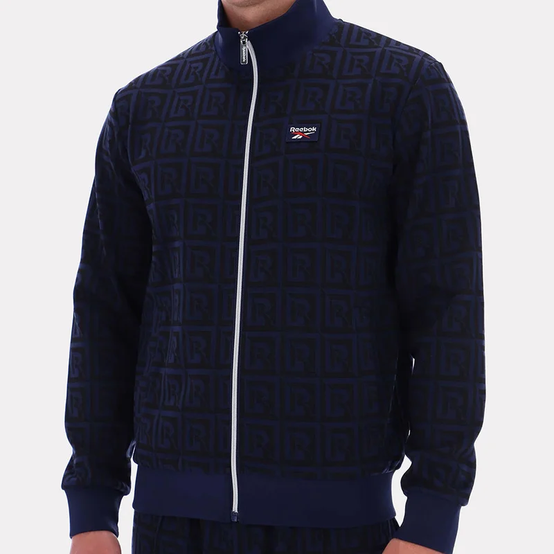 Reebok Vector Navy Reebok Monogram Men's Track Top - Vector Navy for Men | Best Price UAE