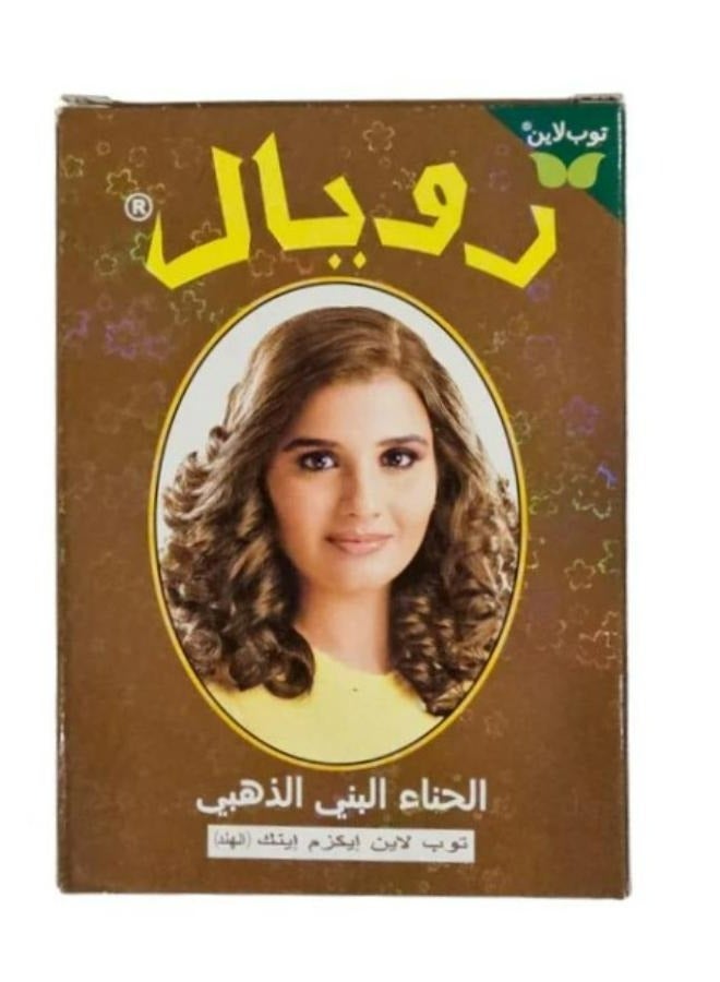 Royal Golden Brown Henna Hair Color 60 g - Image 2