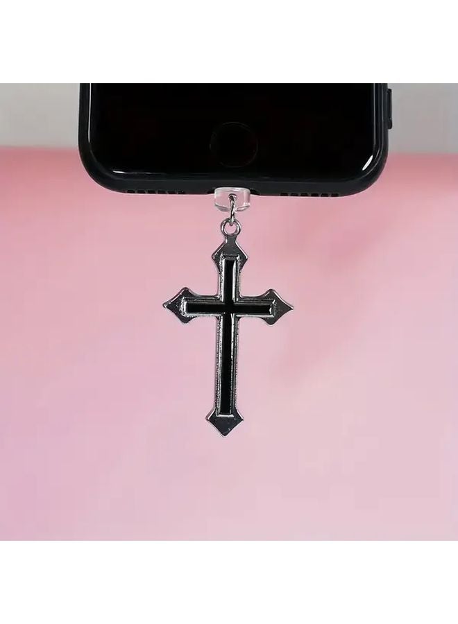 قطعتان من سدادة غبار الهاتف على شكل لهبة وقلب للهاتف iPhone 5 إلى 14 - Image 5