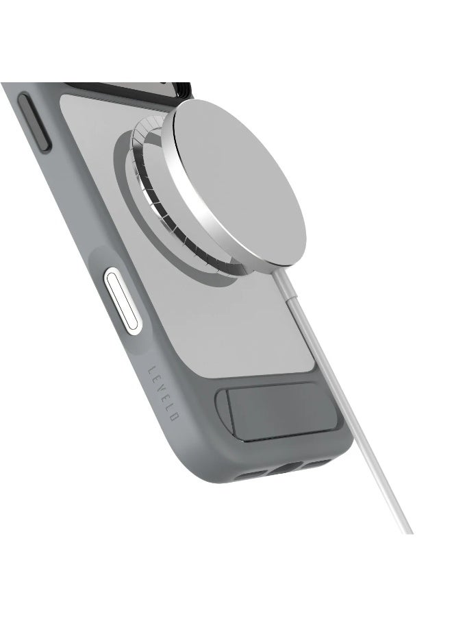 LEVELO iPhone 17 Pro Max Case Magsafe Strong Magnet Upgraded Shutter Button Delay Yellowing 17 Pro Max Case Military-Grade Protection Wear-resistant iPhone 17 Pro Max Cover Compatible with Magsafe Accessory - Image 2