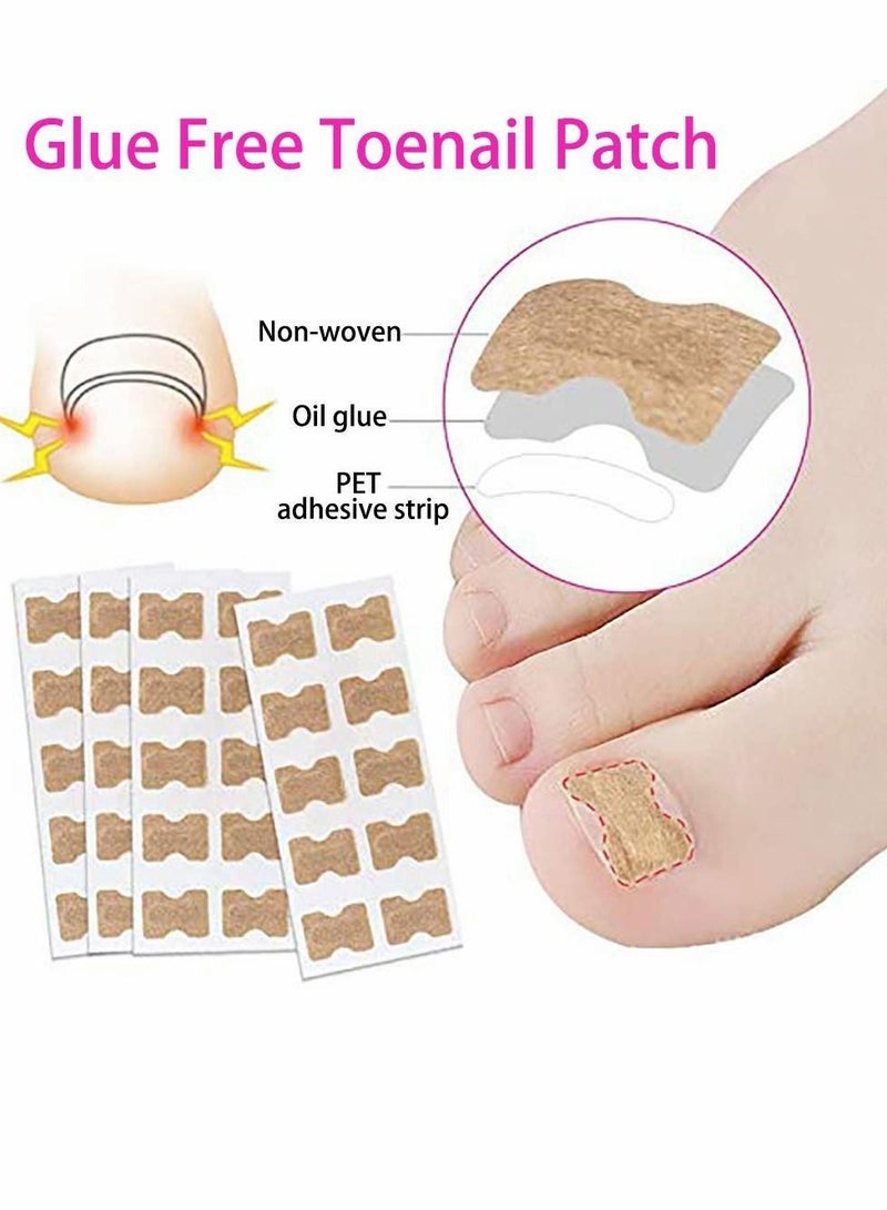Y&D Ingrown Toenail Correction Stickers, Glue-free Corrector Strips, Painless Pedicure Patch Professional Treatment Tool Foot Care(100 PCS)  - Image 5