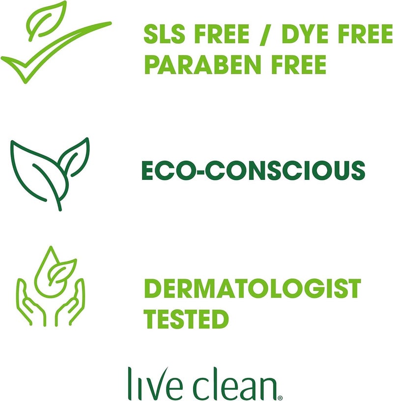 Live Clean Fresh Water Hydrating Shampoo and Conditioner Bundle With Rosemary Leaf Extract, Vitamin E and Lavender Extract, 12 fl. oz. Each - Image 3