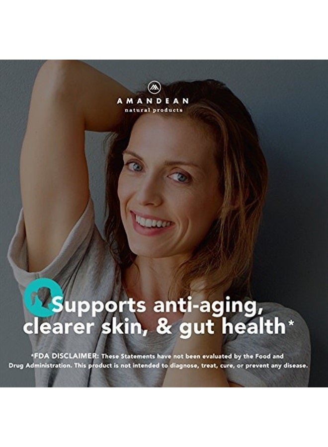 AMANDEAN Marine Collagen Peptides Powder. 500g Wild-Caught Hydrolyzed Fish Collagen for Women & Men. Type 1 & 3 Collagen Protein Supplement. Amino Acids for Skin, Hair, Nails & Graceful Aging. - Image 4