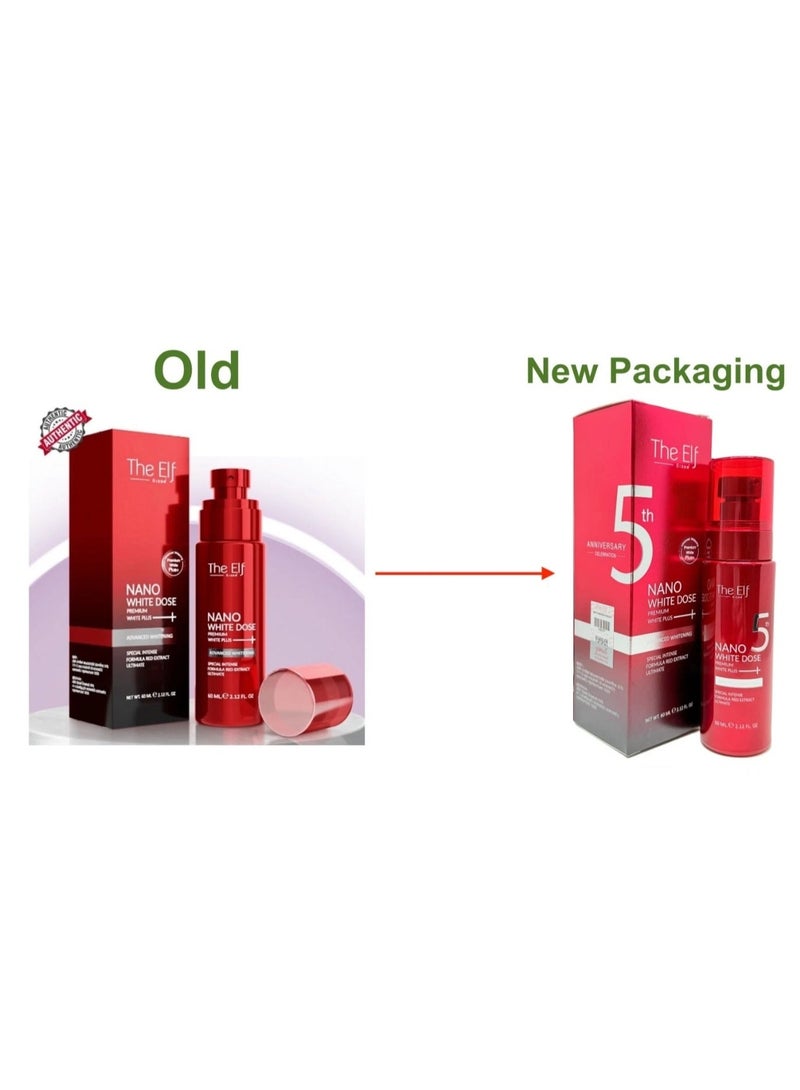 ذا إلف سيروم ذا إلف نانو وايت دوز 60 مل – سيروم متطور بالنياسيناميد لتفتيح البشرة وتصحيح البقع الداكنة - Image 2