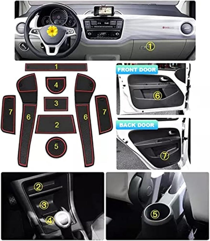 Wivplex Non-Slip Rubber Mats for VW, Seat, Skoda - Image 2