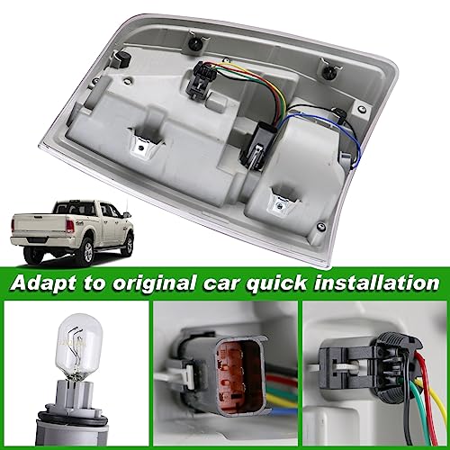Lochnchn LED Tail Light Assembly Compatible with 2013-2018 Dodge Ram 1500,2014-2018 Ram 2500 3500 Left Driver Side Taillights Rear Outer Tail Lamp Replace CH2800202 68093079AB - Image 4