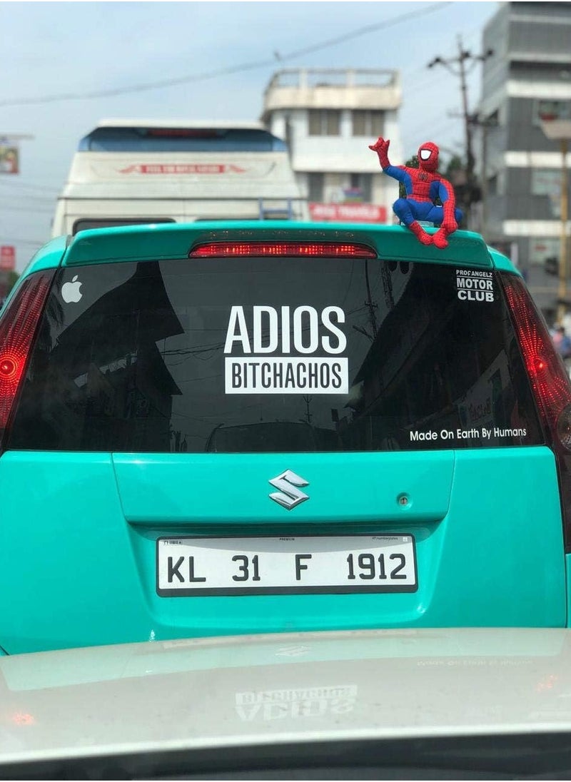 Cutie Cute Spider-Man 3D Car Roof Decoration Exterior Accessory Decorative Car Interior Car Exterior Decoration Doll 33cm  - Image 3