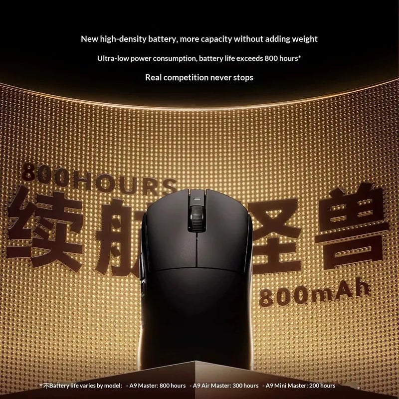 ATK A9 Mini Master Version Wireless Gaming Mouse, Tri-Mode, PAW3955 Master, Nordic 54L15, Lightweight, for PC - Image 4