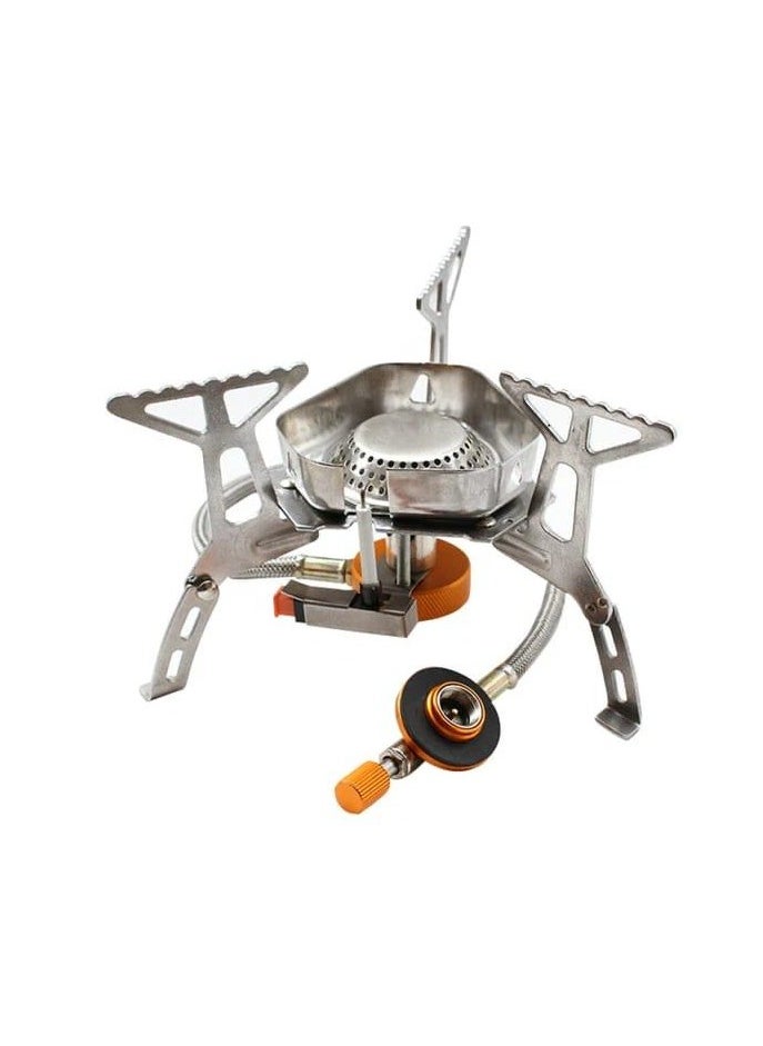 Generic Portable windproof camping gas stove for hiking, fishing and trekking  - Image 1