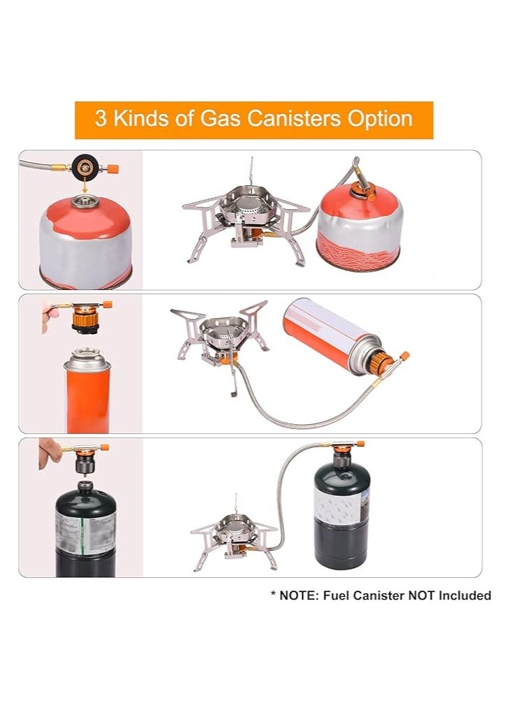 Generic Portable windproof camping gas stove for hiking, fishing and trekking  - Image 5