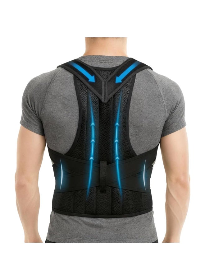 [Full Back Support Posture Corrector] - Ergonomic 3-in-1 System for Upper, Mid & Lower Back Pain Relief - Practical Solution for Slouching & Rounded Shoulders - Image 1