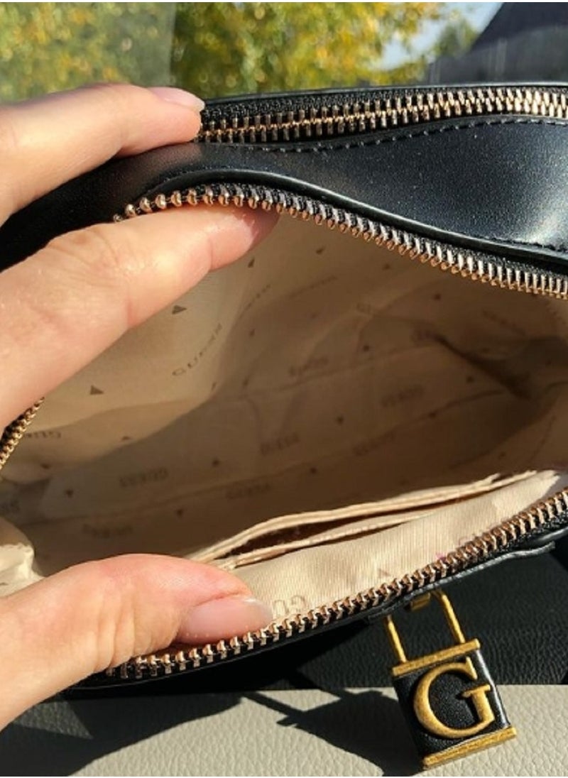 GUESS - Coal Logo Ginevra Crossbody Camera Bag - Image 1