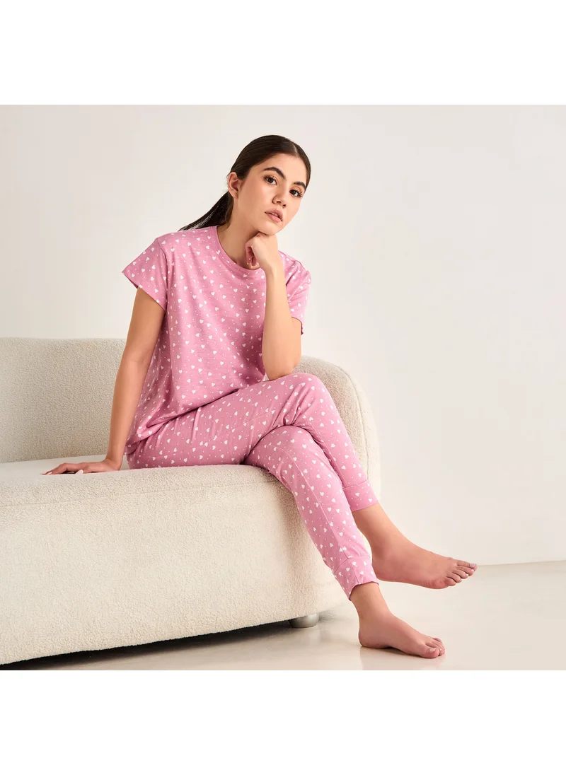 Splash FAV Printed Pyjama Set