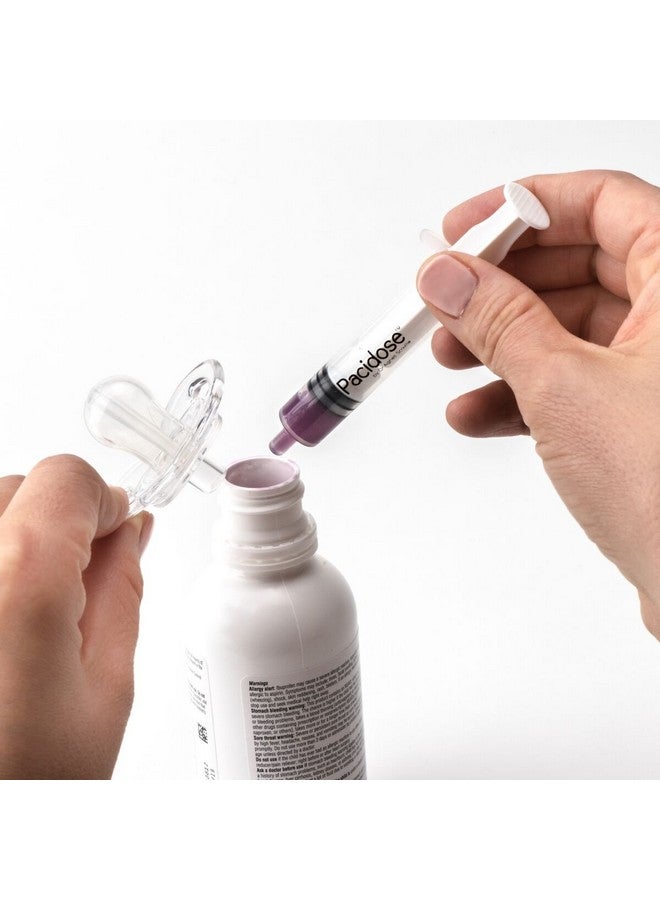 Pacidose Pacifier Liquid Medicine Dispenser with Oral Syringe | Newborn Baby | 0-6 Months - Image 3