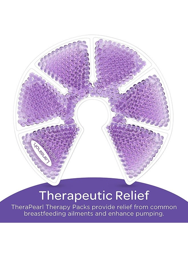 Lansinoh عبوة ثلج لعلاج الثدي 2 قطعة، وسادة هلام للرضاعة، تخفيف الألم أثناء الرضاعة لالتهاب الثدي، تخفيف ألم الحلمة، انسداد القنوات، ألم الرضاعة، احتقان والتهاب الثدي - Image 3
