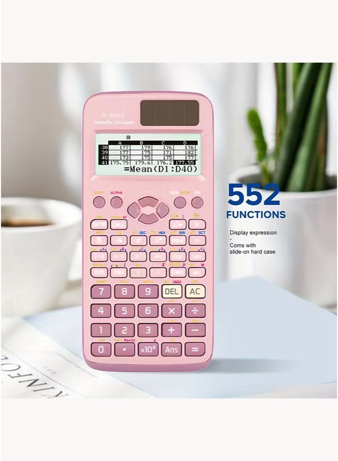 FX991EX Scientific Calculator, Function Calculator, 552 Functions for Solving Complex Equations - Image 3