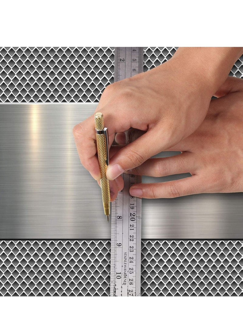 قلم رصاص للنجارة مع قلب قلم تحديد وأداة تحديد من الكربيد، 3 قطع مع 10 عبوات، أقلام رسم للنجارين للسيراميك، فولاذ مقسّى - Image 4