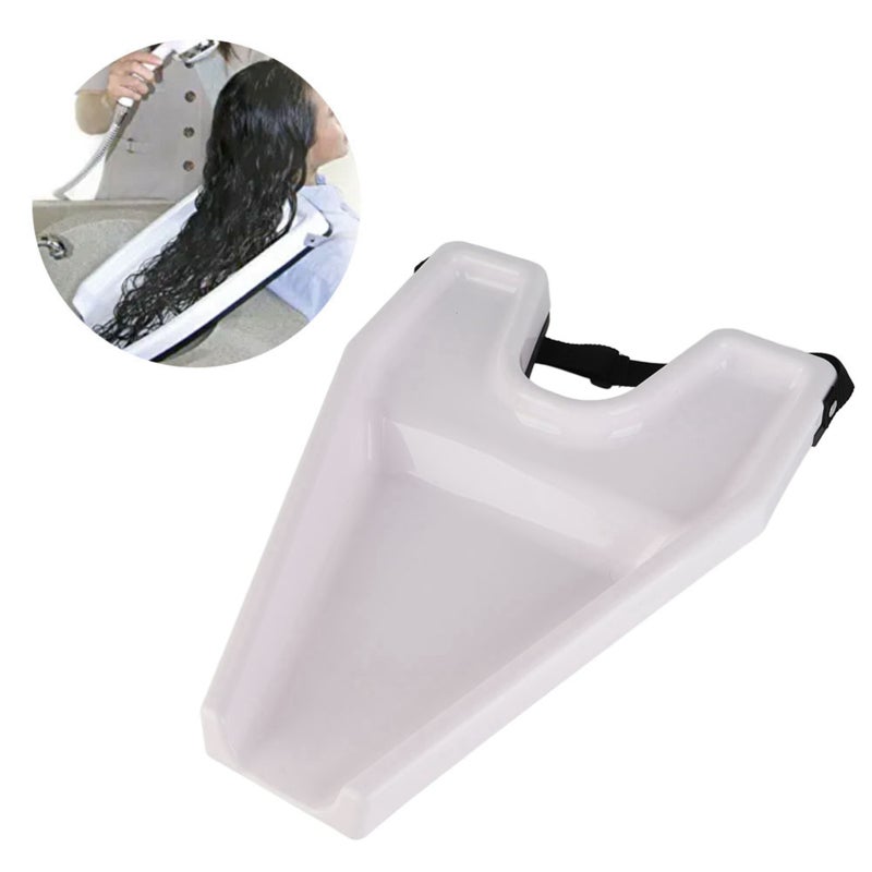 Portable Hair Washing Tray Portable Patients Mobility Shampoo Rinse Washing TrayWhite - Image 4