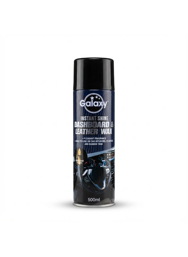 Galaxy Dashboard & Leather Wax 500ml - Instant Shine for Car Interiors - Arabic Oud- UV Protection