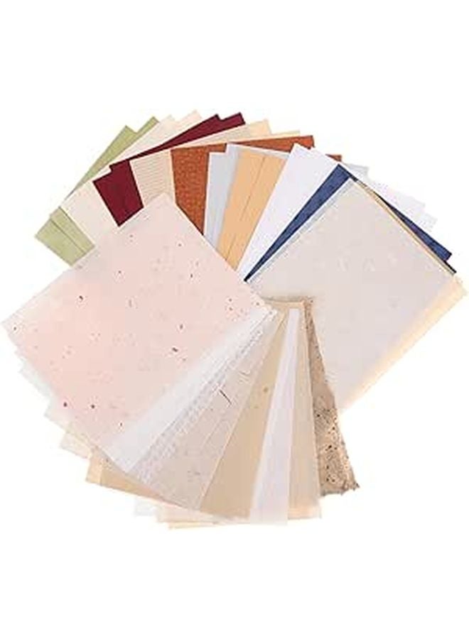 Vintage Pattern Paper 40 Sheets For Scrapbooking Journals Collage Art DIY Projects - Image 1