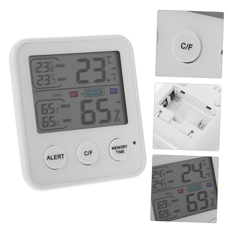 SUPVOX Durable Digital Thermometer and Hygrometer for Home Use Accurate Temperature and Humidity Measurement for Rooms Living Room Kitchen and Bedroom - Image 5