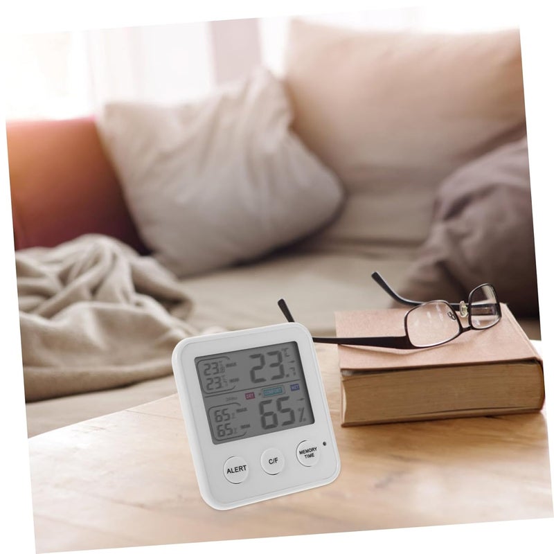 SUPVOX Durable Digital Thermometer and Hygrometer for Home Use Accurate Temperature and Humidity Measurement for Rooms Living Room Kitchen and Bedroom - Image 2