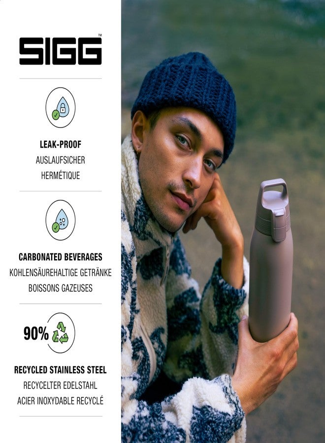 Sigg - Stainless Steel Water Bottle - Shield ONE Dusk - Suitable For Carbonated Beverages - Leakproof - Lightweight - BPA Free - Dusk - 34 Oz - Image 2