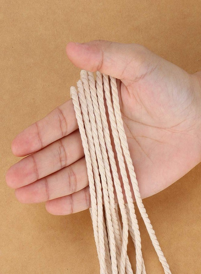 HOMEBOBO Macrame Cord 4mm x 328Yards(984Feet),Natural Cotton Macrame Rope - 3 Strands Twisted Macrame Cotton Cord for Wall Hanging, Plant Hangers, Crafts, Gift Wrapping and Wedding Decorations - Image 4