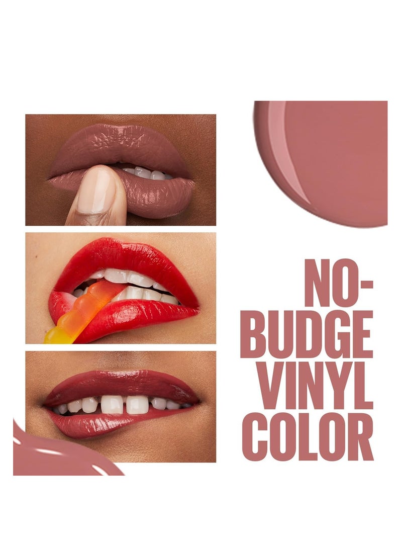 MAYBELLINE NEW YORK - Lip Colour, Smudge-free, Long Lasting up to 16h, Liquid Lipstick, Shine Finish, SuperStay Vinyl Ink, 125 Keen - Image 1