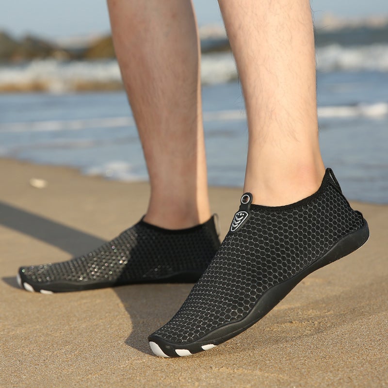 Spring New Thick-Soled Swimming Shoes, Solid Color River Tracing Shoes, Beach Shoes, Outdoor Casual Shoes, Fashionable Water Shoes - Image 3