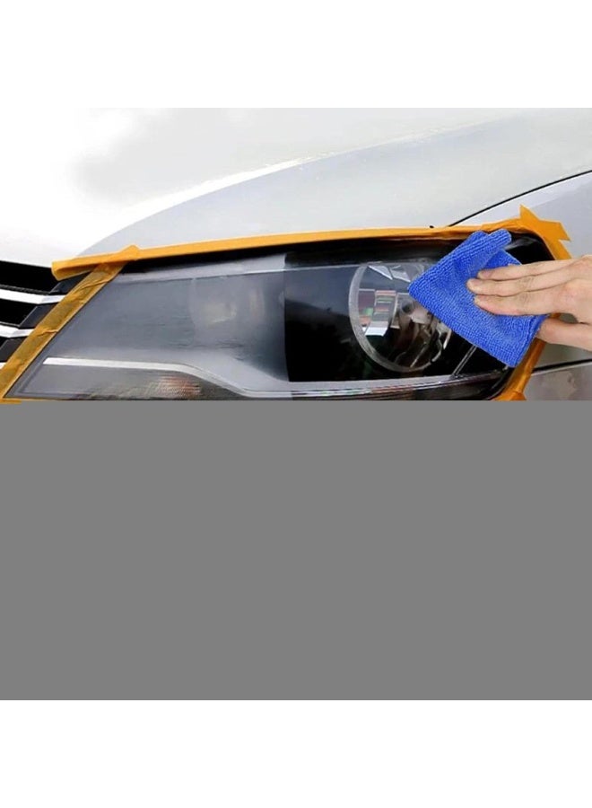 Headlight Polish Liquid, Car Headlight Repair Kit, 30ml Headlight Cleaner with Sponge Pad Glove and Sandpaper - Image 3
