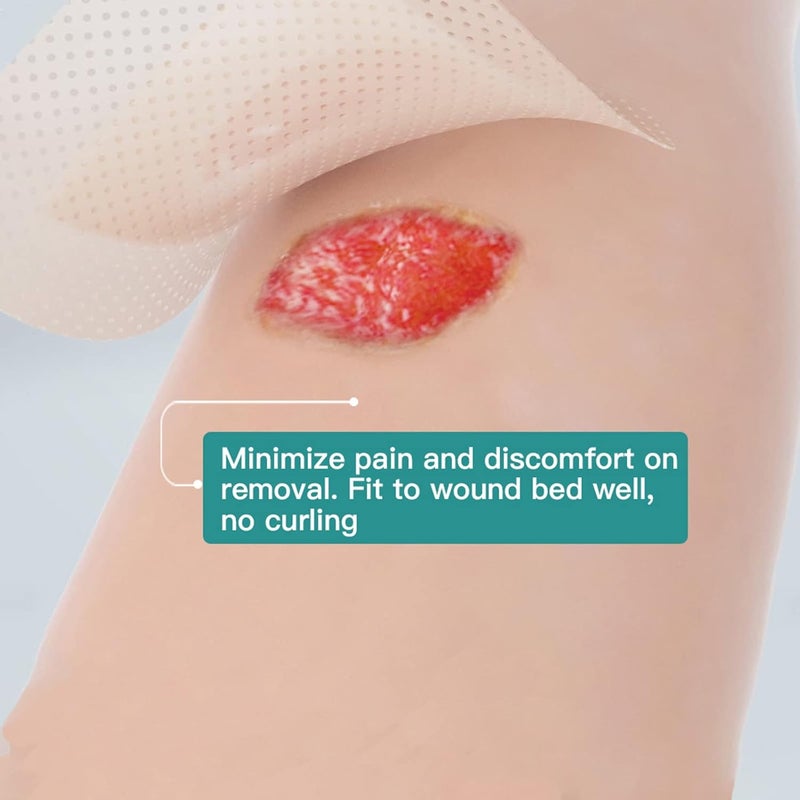 Dimora Silicone Foam Dressing Wound Dressing  Silicone Scar Sheets - Image 4