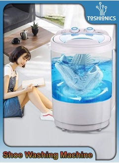 Toshionics Portable Electrical Small Household Shoe Washing Machine Sanitizer 360° Cleaning 10 Minutes Fast Wash with Safe Material Artifact Brush  - Image 1